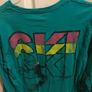 Chubbies long sleeve front pocket t shirt